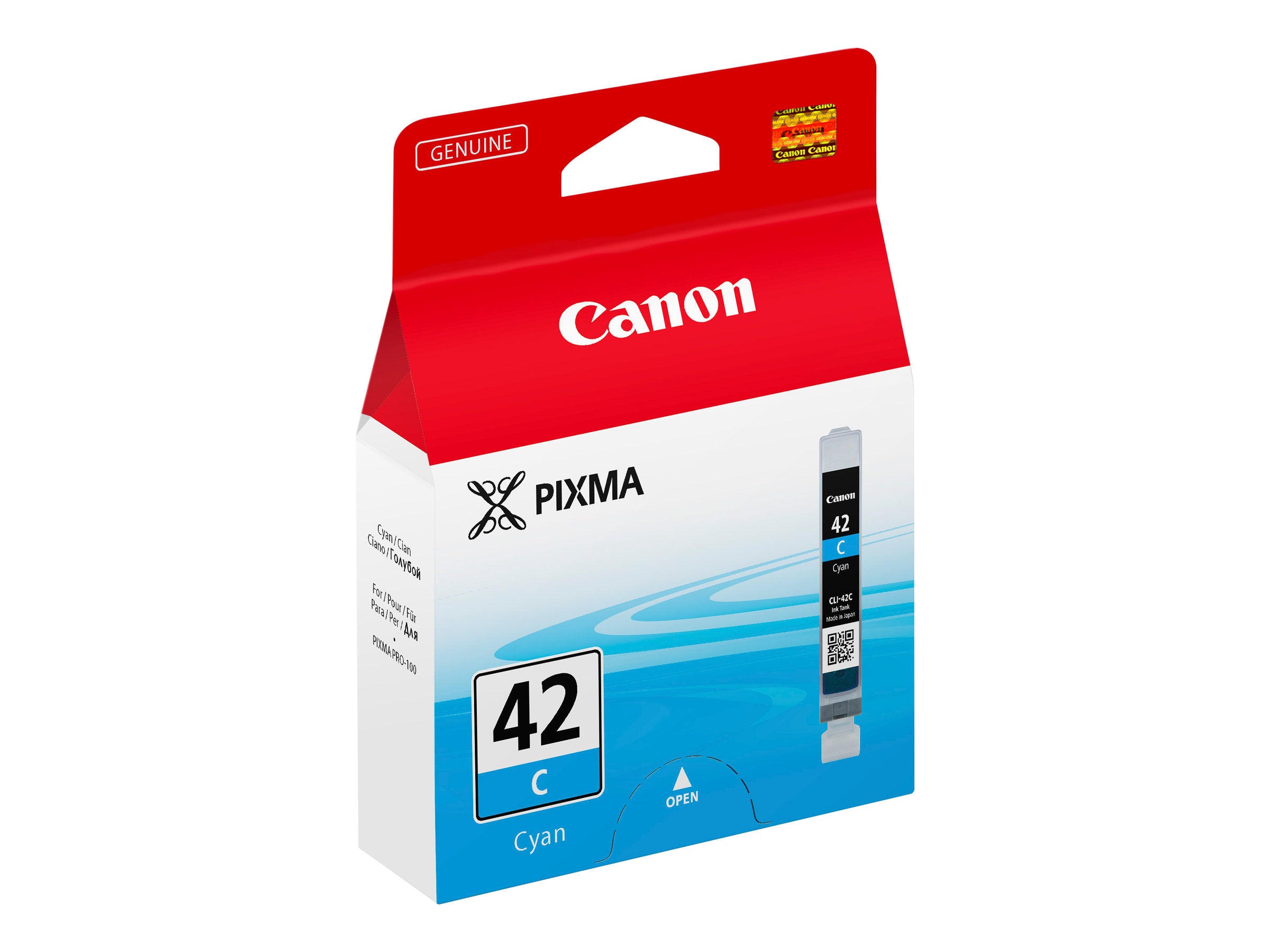 CANON CLI-42C Tintenbehälter Verpackung