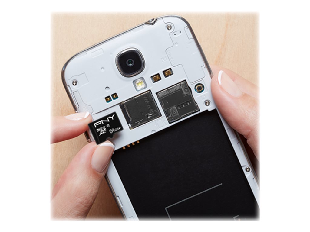 PNY Micro SD Card Performance Plus 64GB Verpackung