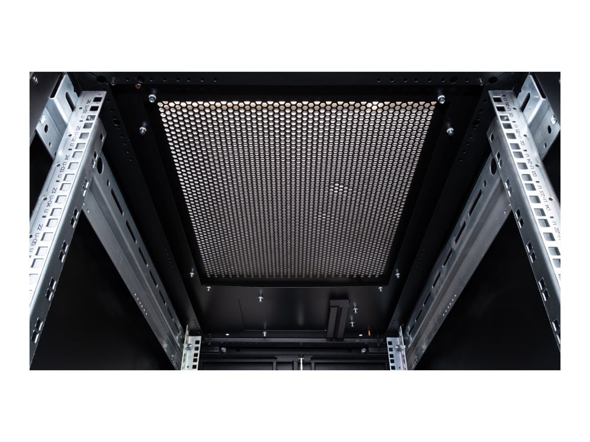 ROLINE Serverschrank 48,26cm 19Zoll 26 HE 600x1000 BxT schwarz - Seitenansicht