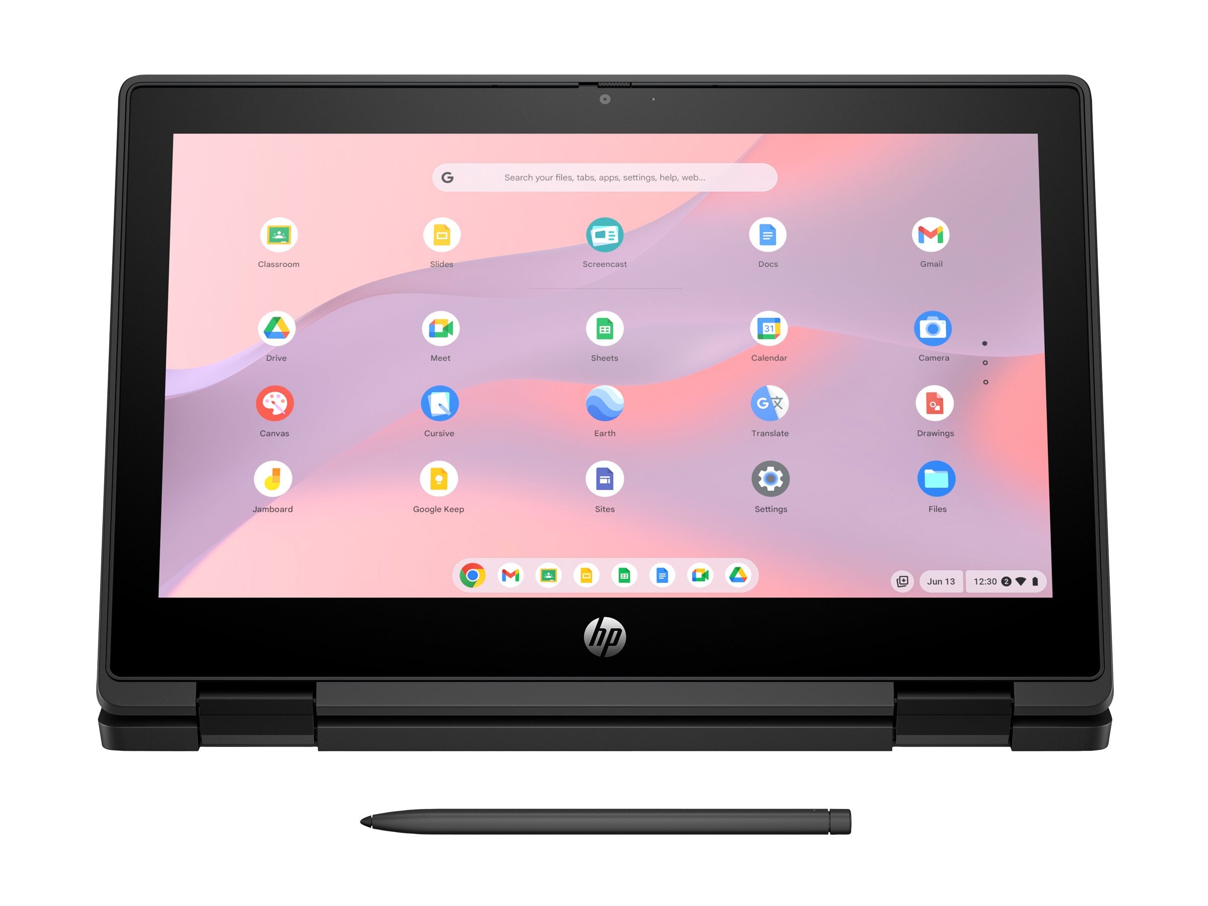 HP Fortis Flip G1m Chromebook Rückansicht