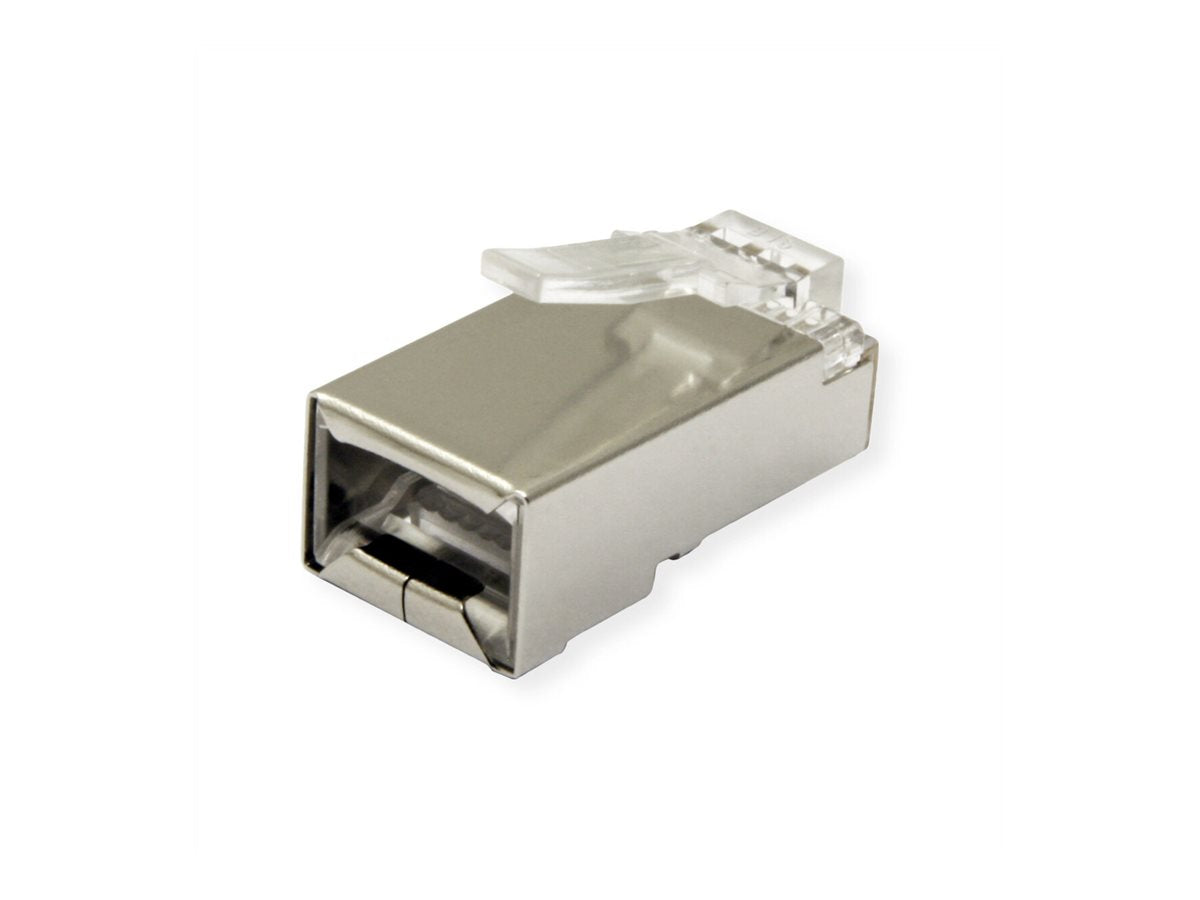 ROLINE Modular-Plug geschirmt Kat.5e Class D Vorderansicht