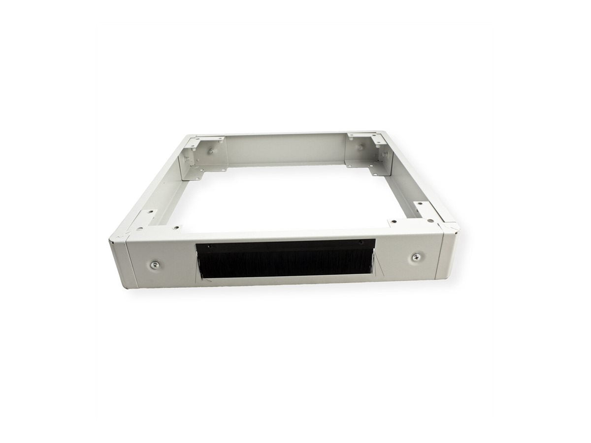ROLINE Sockel für Netzwerkschrank 600x600 BxT grau - Vorderansicht