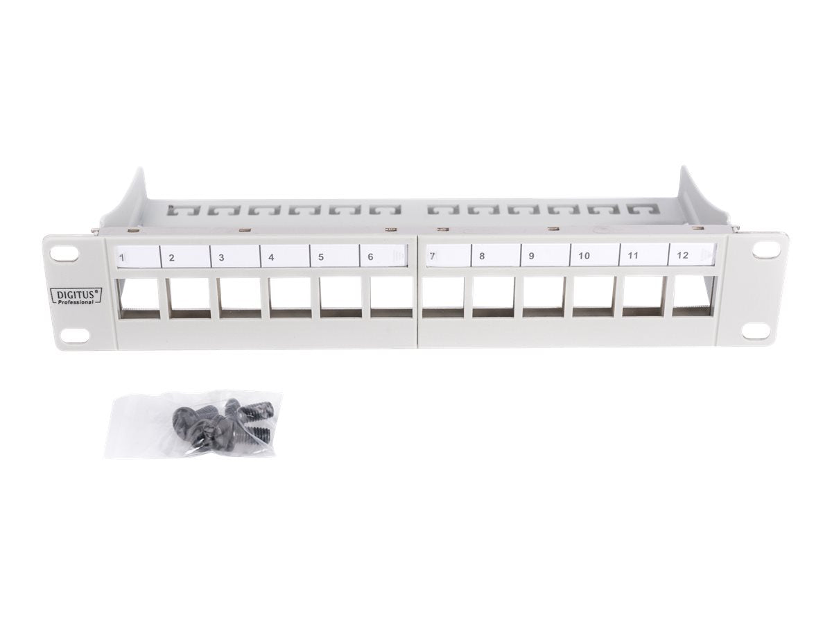 DIGITUS Modular Patchpanel 12-Port Detailansicht