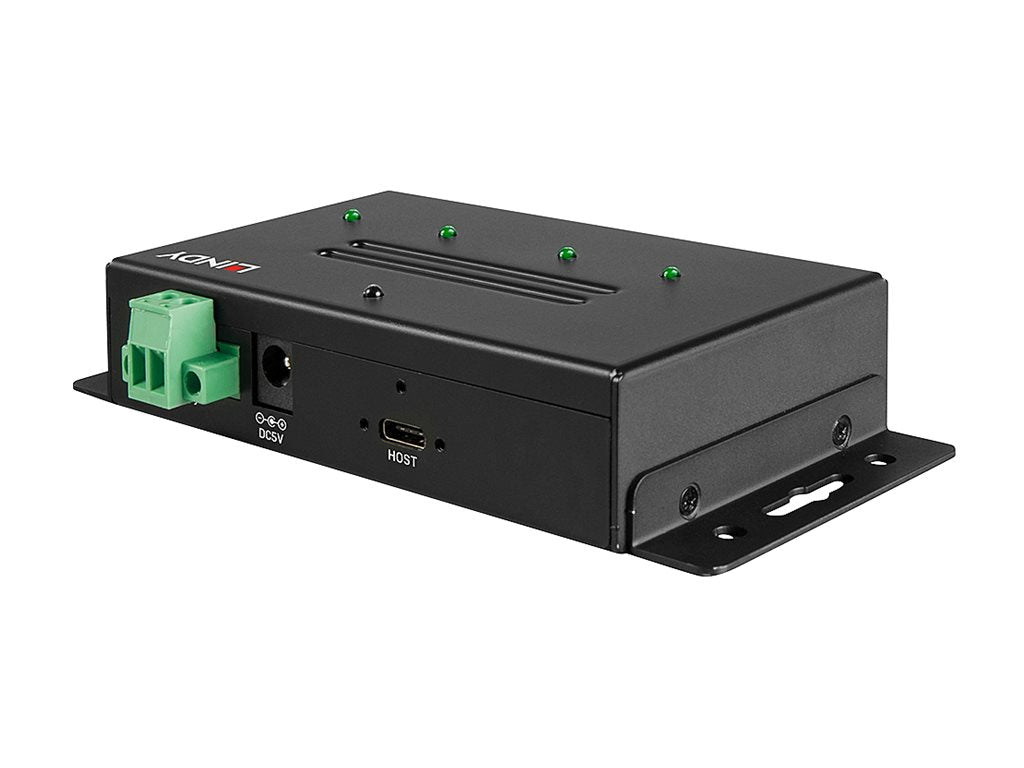 LINDY USB 3.1 Gen 2 Industrie-Hub 4Ports Verpackung