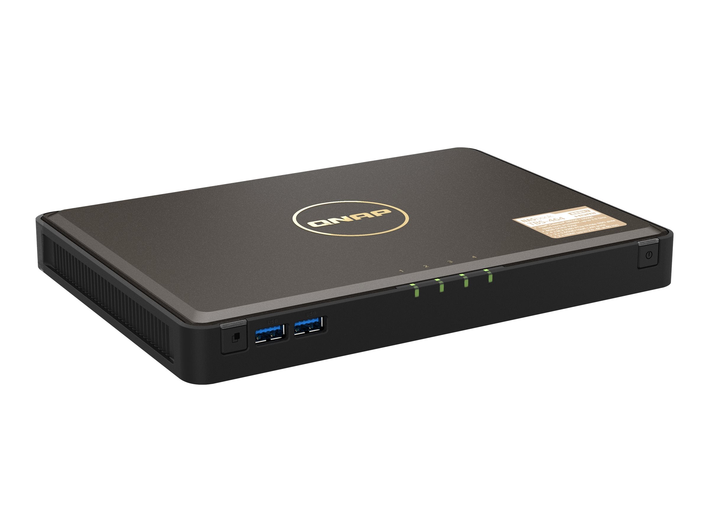 QNAP TBS-464-8G NAS-Server Seitenansicht