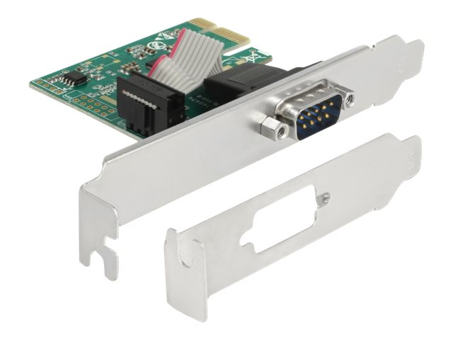 DELOCK PCI Express Karte zu 1 x Seriell RS-232 Vorderansicht