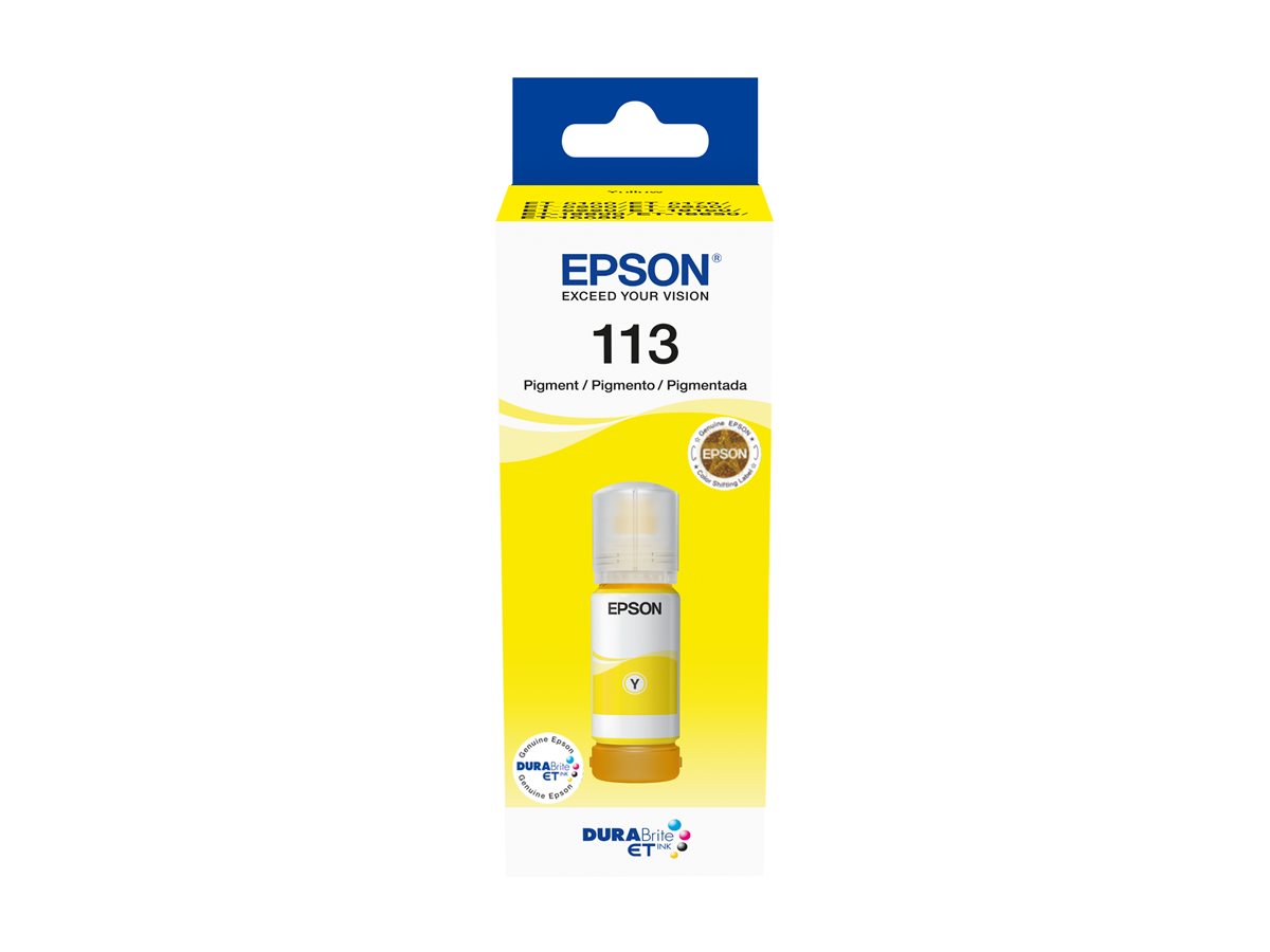 EPSON 6LB 113 EcoTank Pigment Yellow ink bottle - Verpackung