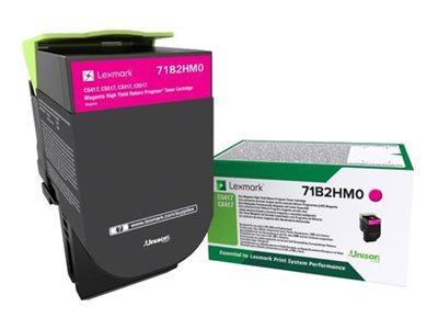 LEXMARK 3.5K Return Program Tonerpatrone Magenta CS/CX417 - Vorderansicht