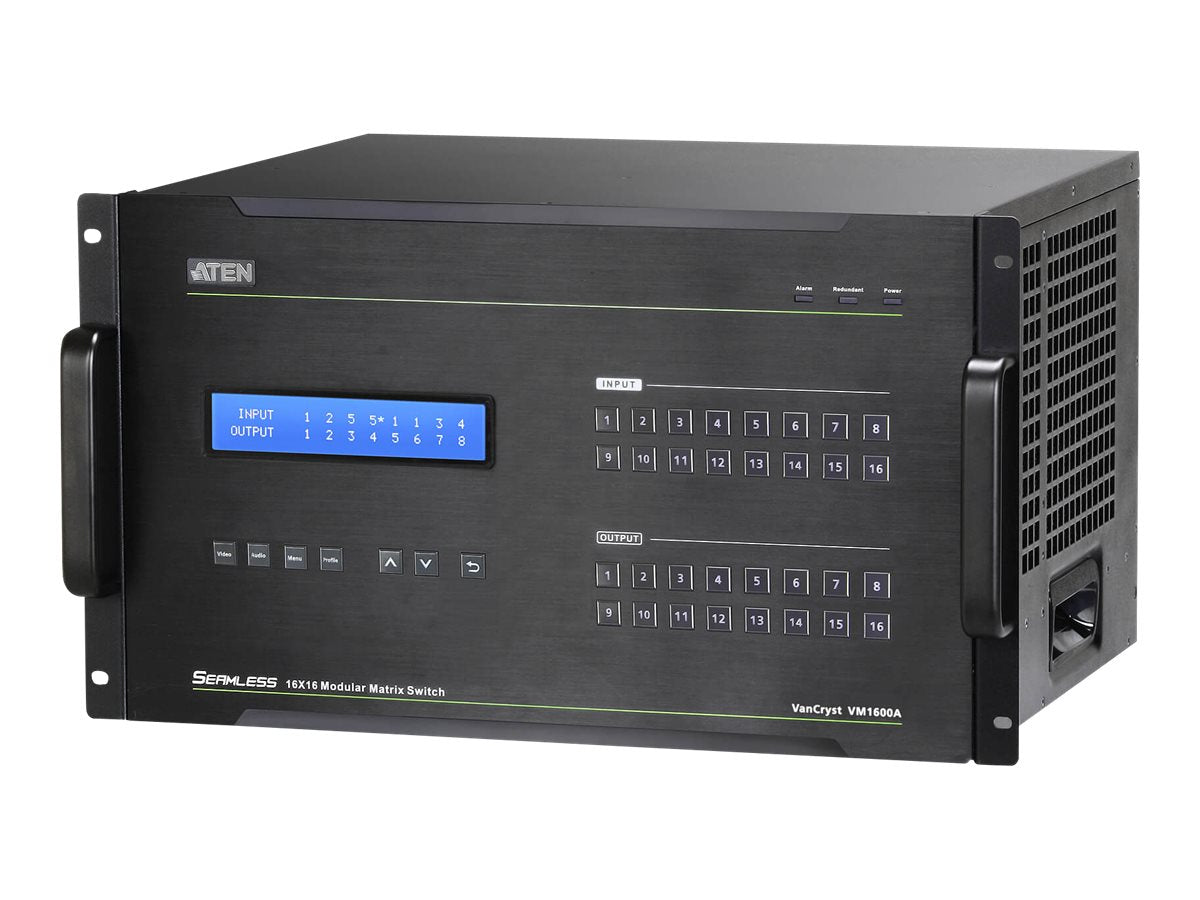 ATEN VM1600A 16x16 modularer Matrix Switch Vorderansicht