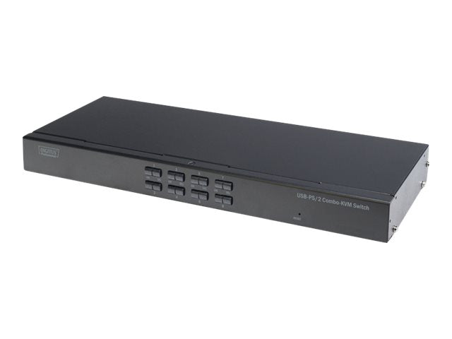 DIGITUS 8-fach Kombo-KVM Switch Vorderansicht