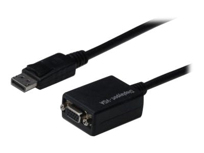 DIGITUS ASSMANN DisplayPort Adapterkabel DP - HD15 St/Bu 0,15m Vorderansicht