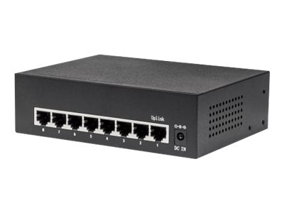 INTELLINET 8-Port PoE+ Gigabit Switch Vorderansicht