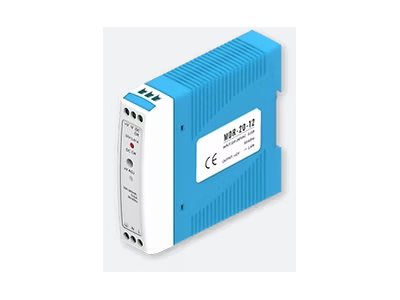 Vorderansicht der TELTONIKA NETWORKS DIN Rail Power Supply Unit
