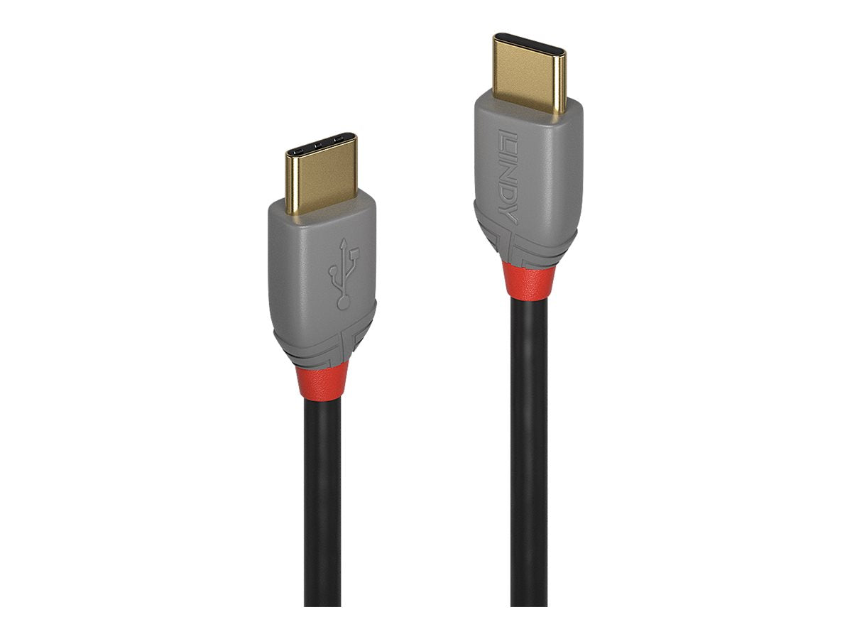 LINDY 0,5m USB 2.0 Typ C Kabel 3A Anthra Line - Verpackung