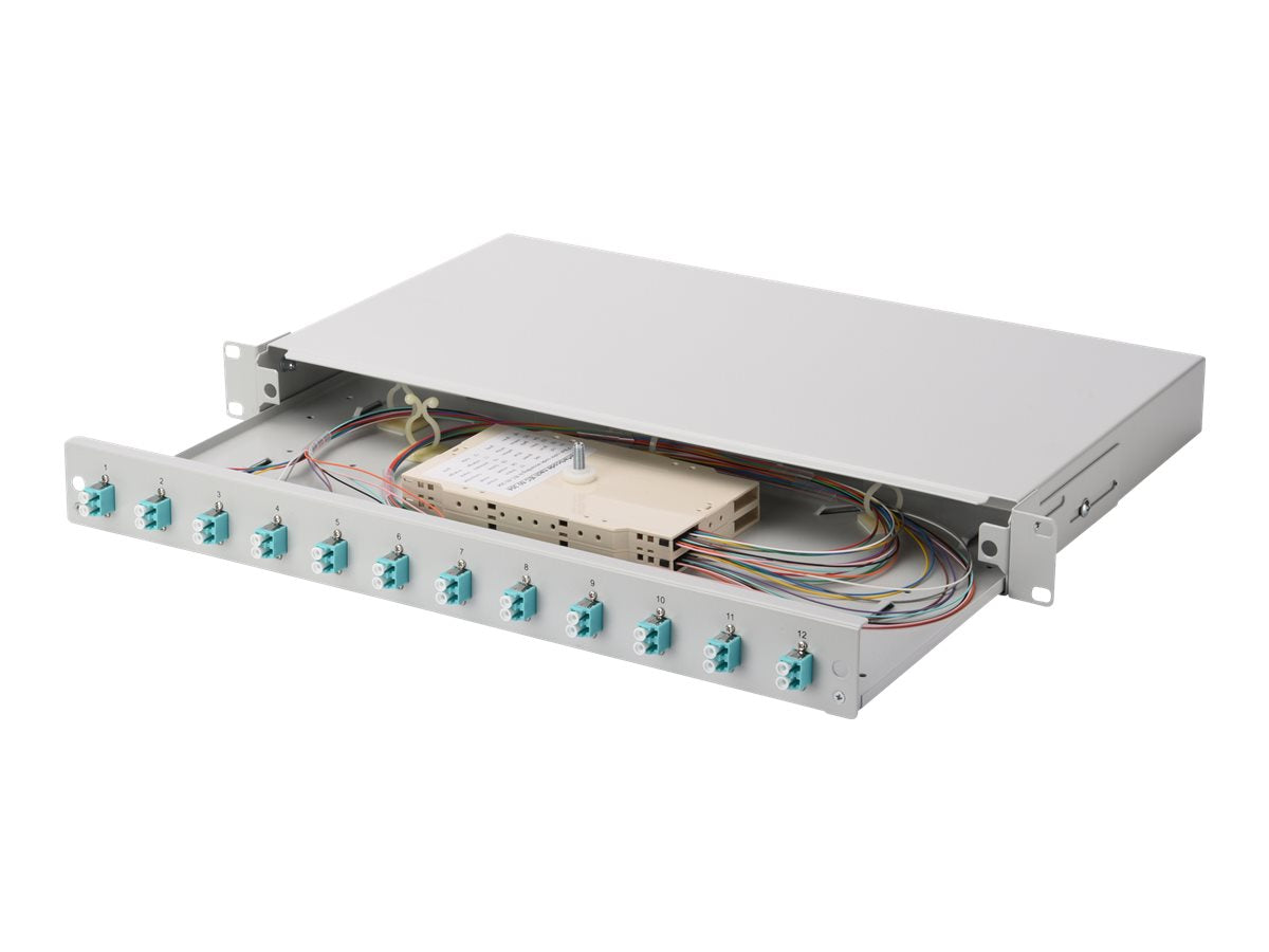 DIGITUS Ausziehbare Glasfaser - Spleisbox 1U Verpackung
