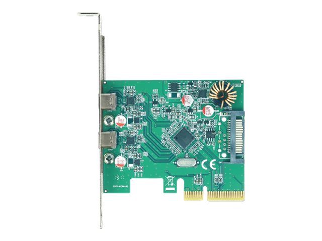DELOCK PCI Express x4 Karte Rückansicht