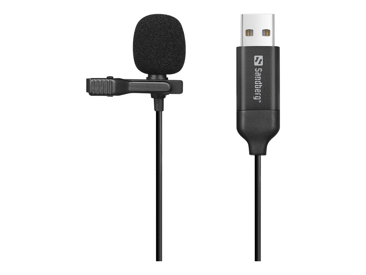 SANDBERG Streamer USB Clip Microphone Verpackung