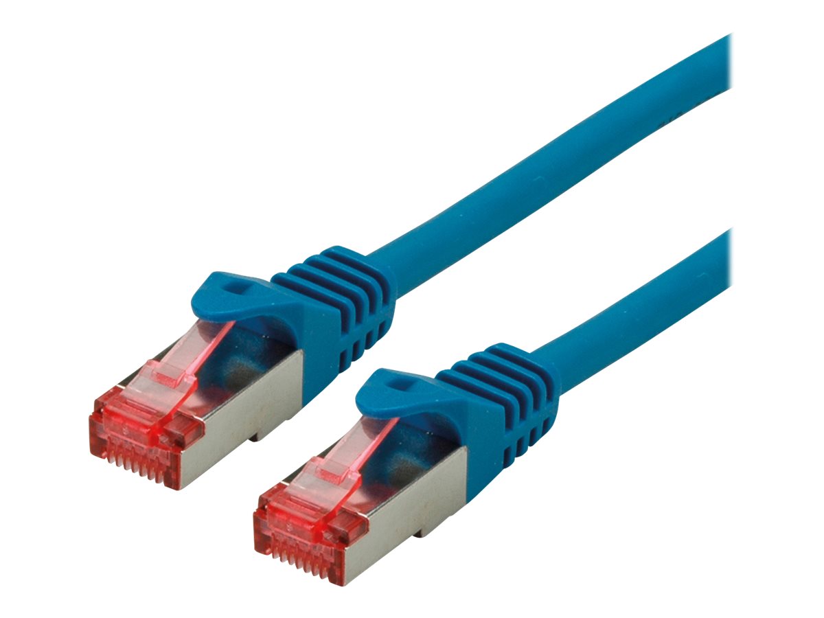 ROLINE Patchkabel Kat.6 S/FTP PiMF Component Level LSOH blau 0