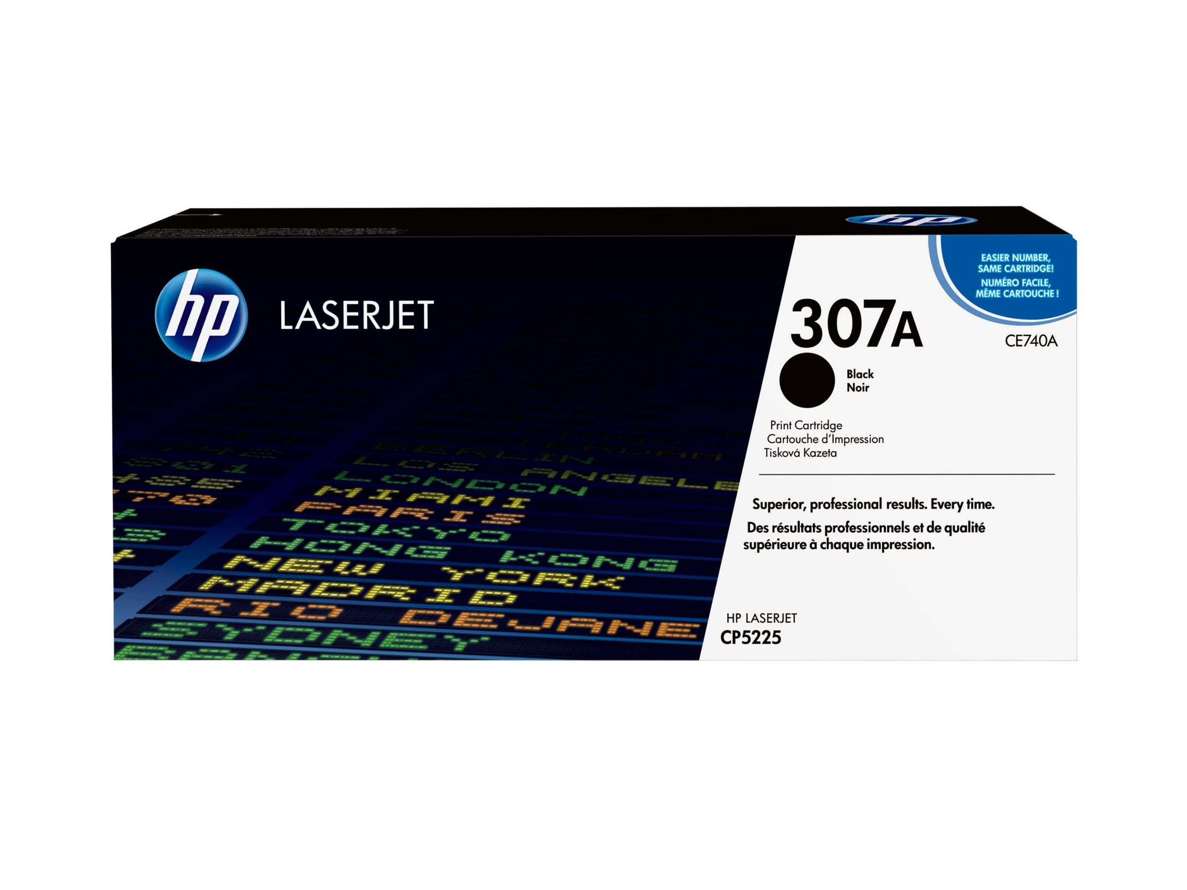 HP CE740A Tonerpatrone schwarz Verpackung