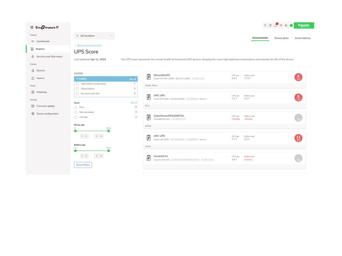 APC EcoStruxure IT Expert 1 Year Digital Subscription Detailansicht