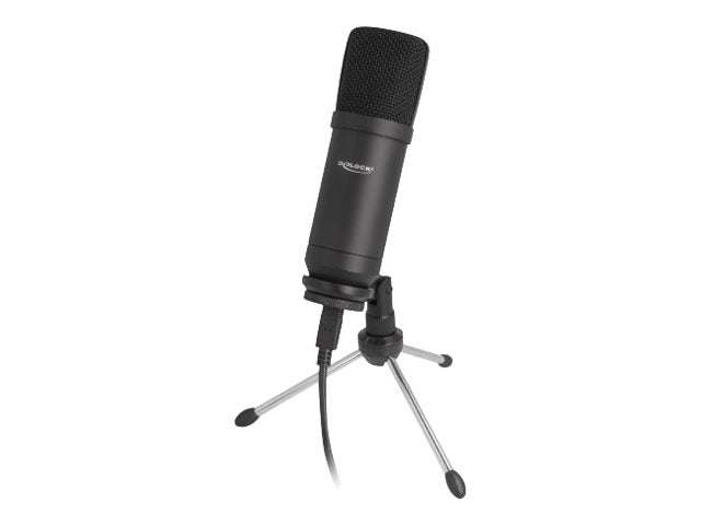 DELOCK Professionelles USB Kondensator Mikrofon Vorderansicht