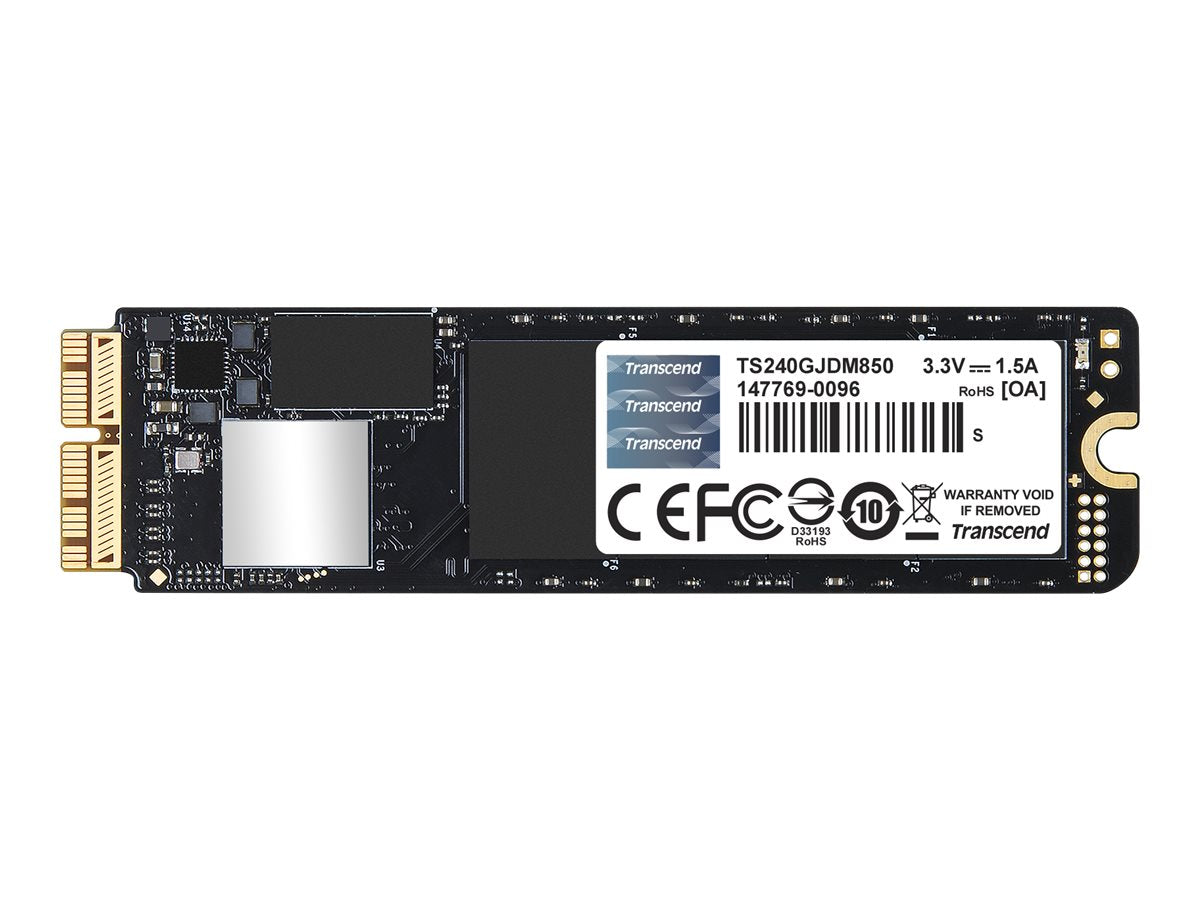 TRANSCEND 240GB JetDrive 855 PCIe SSD Vorderansicht