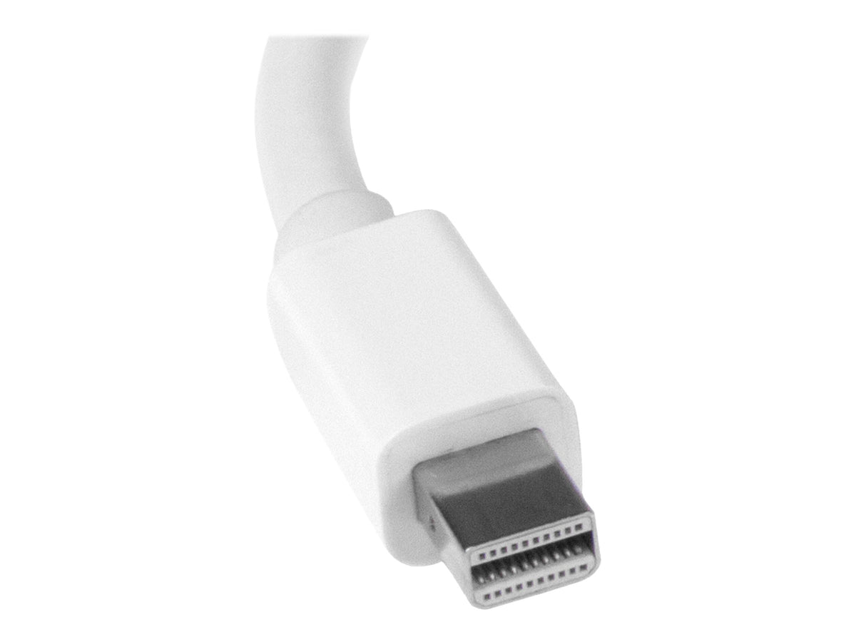 STARTECH.COM Reise A/V Adapter: 2-in-1 Mini DisplayPort auf HDMI oder VGA Konverter - Weiss