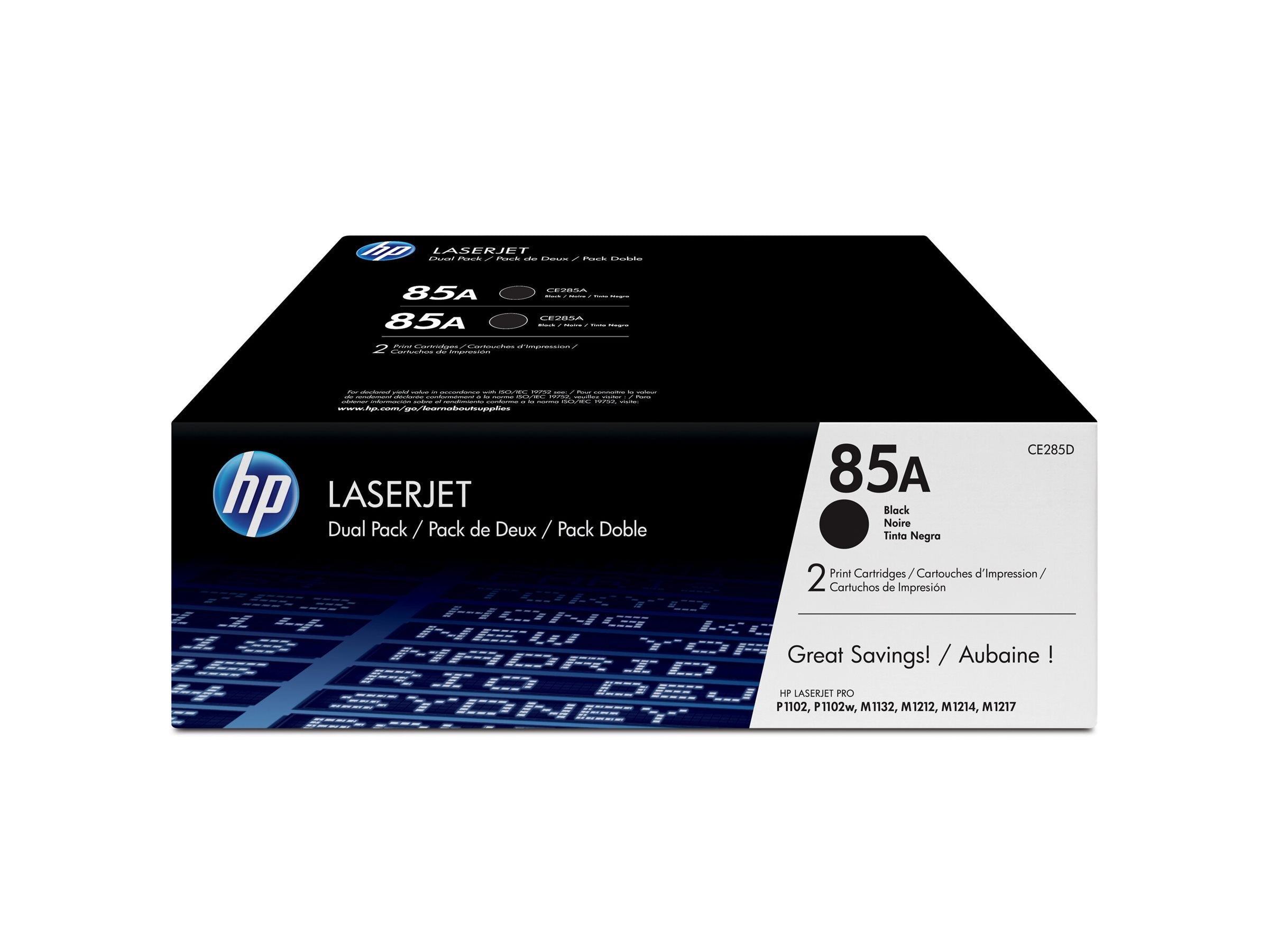 HP 85A LaserJet Tonerpatrone CE285AD schwarz Verpackung