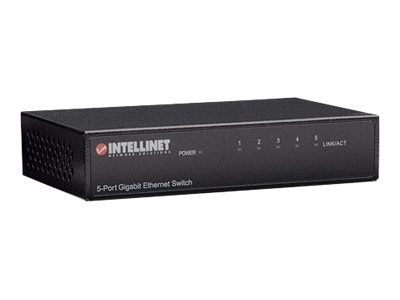 INTELLINET 5Port Gigabit Ethernet Switch Vorderansicht