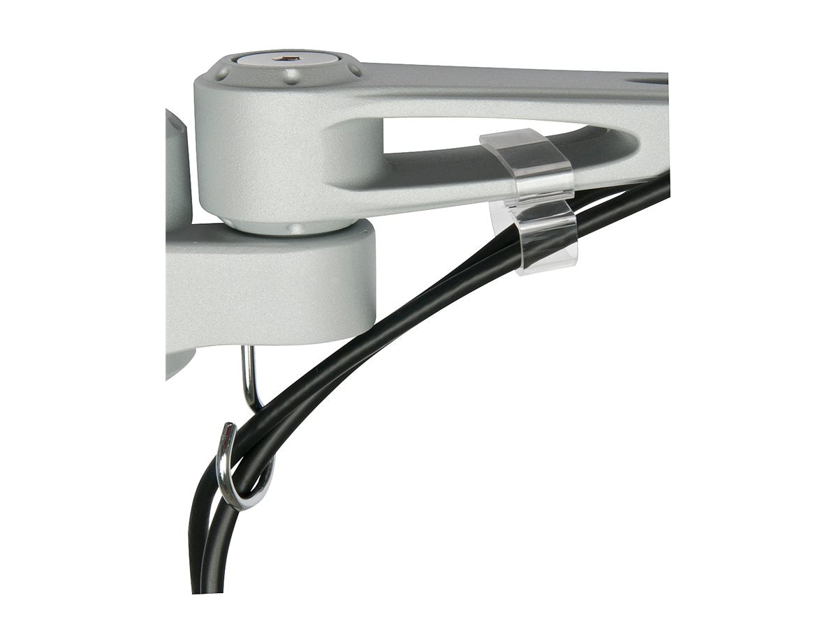 LINDY LCD-Monitorarm, lang, modular - Vorderansicht
