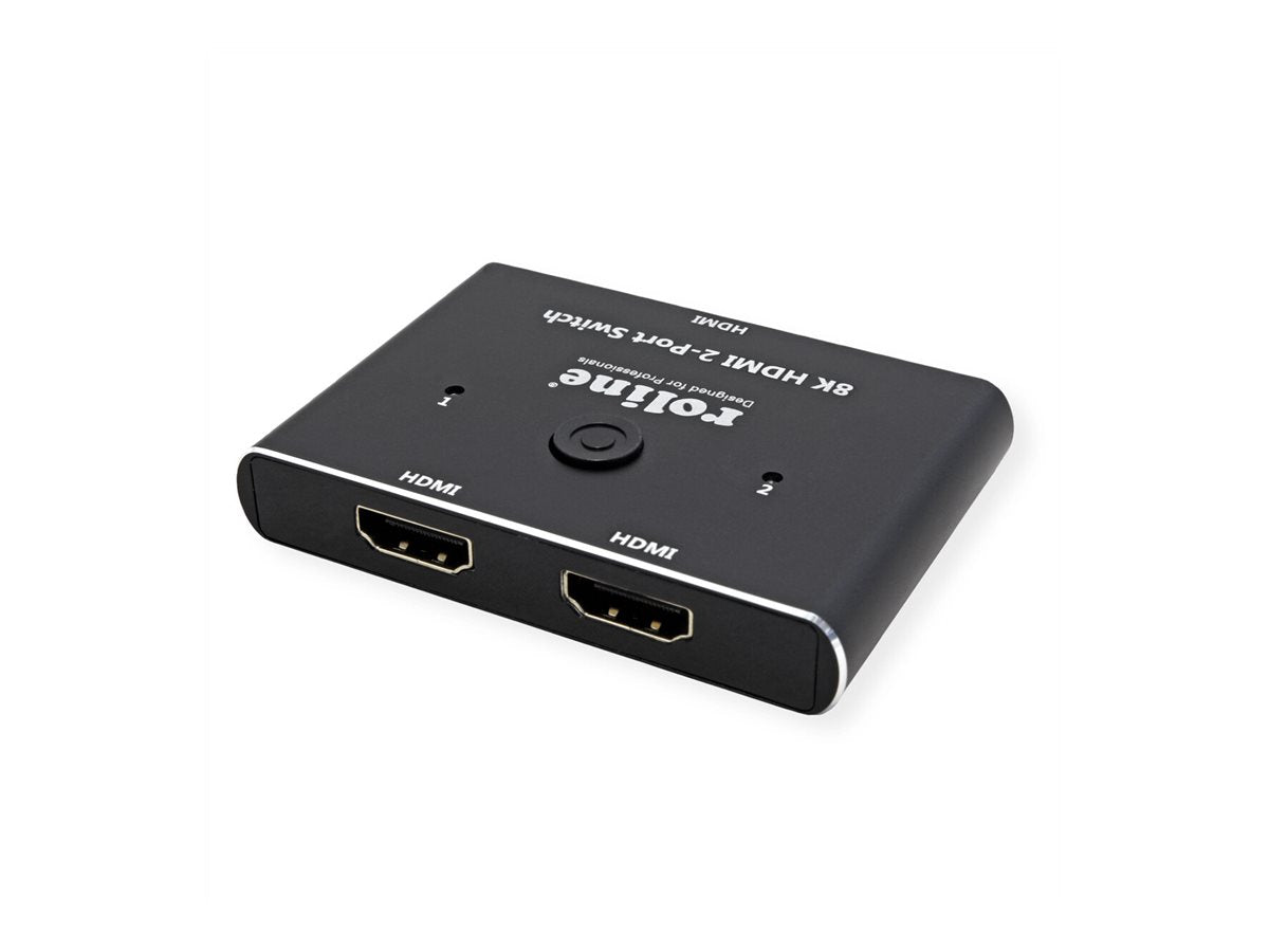 ROLINE 8K HDMI Switch 2-fach Detailansicht