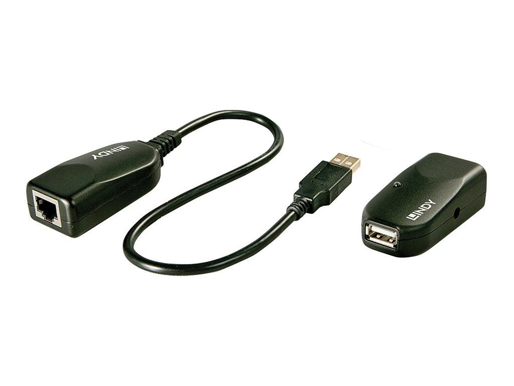 LINDY Cat.5 USB 2.0 Extender 50m 1 Port - Vorderansicht