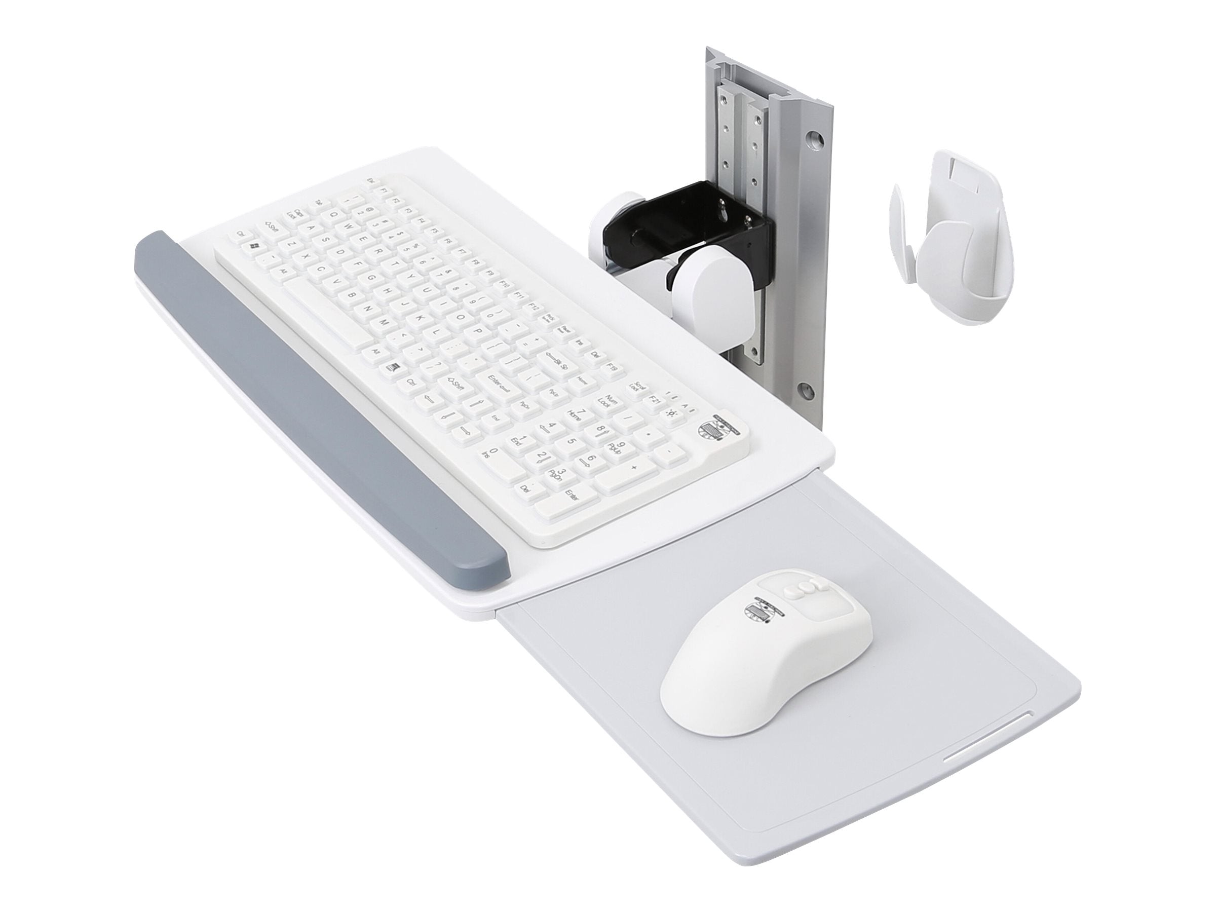 Vorderansicht der ERGOTRON Neo-Flex® Tastatur Wandhalterung