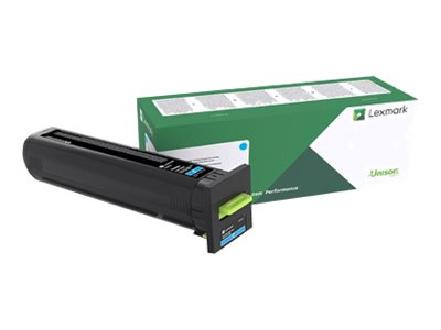 LEXMARK PB Toner cyan 22K Vorderansicht