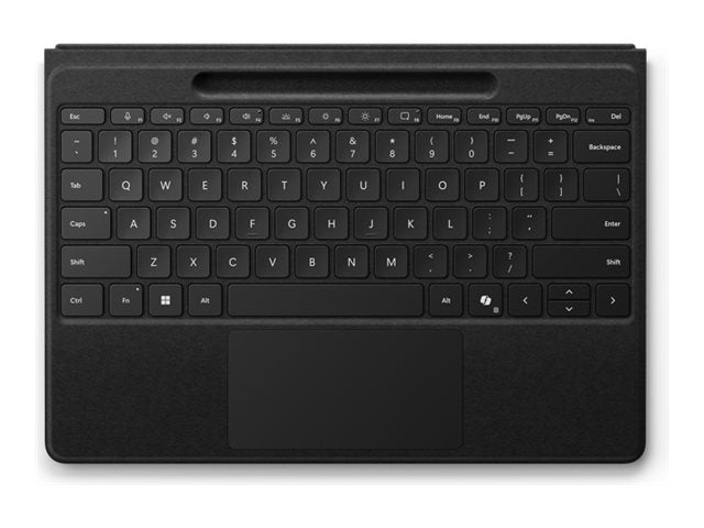 Vorderansicht des MICROSOFT Surface Pro Flex Keyboard Schwarz