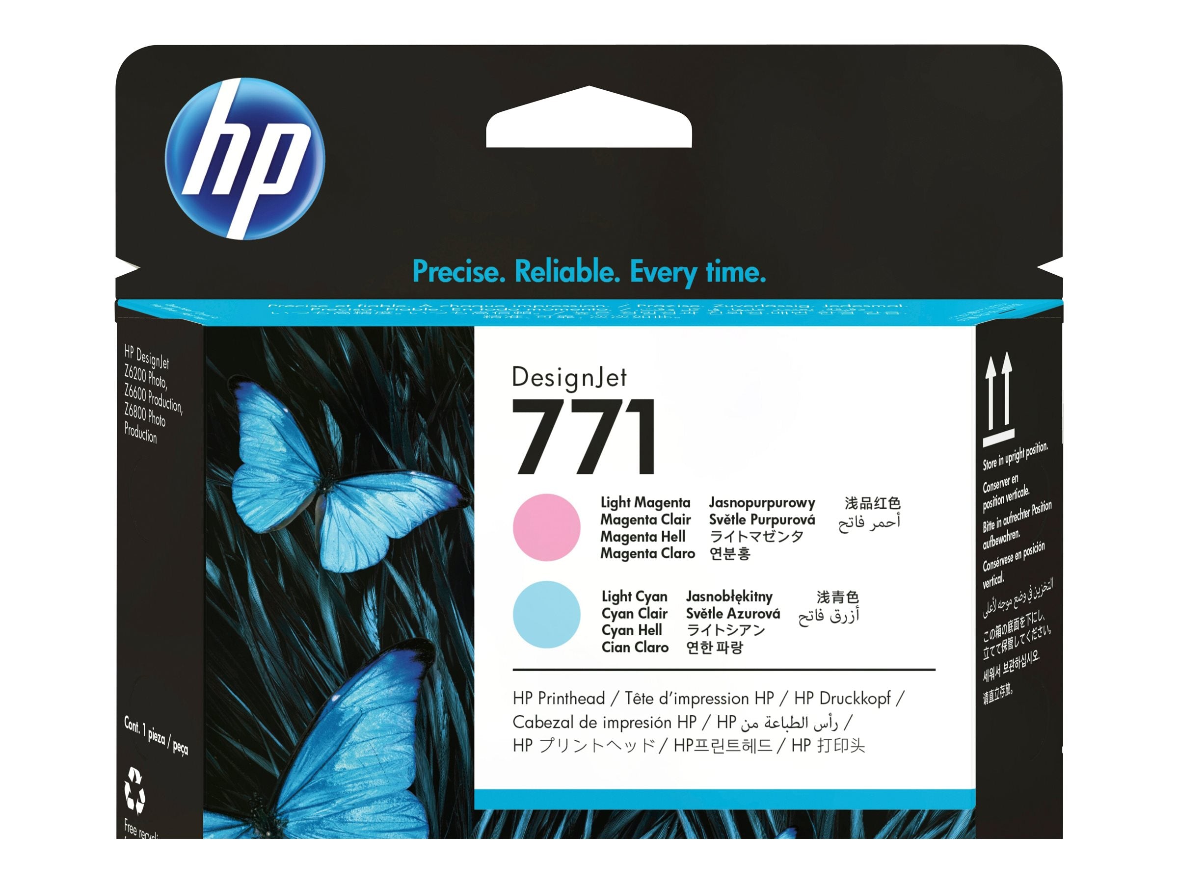 HP 771 Druckkopf CE019A light magenta Vorderansicht