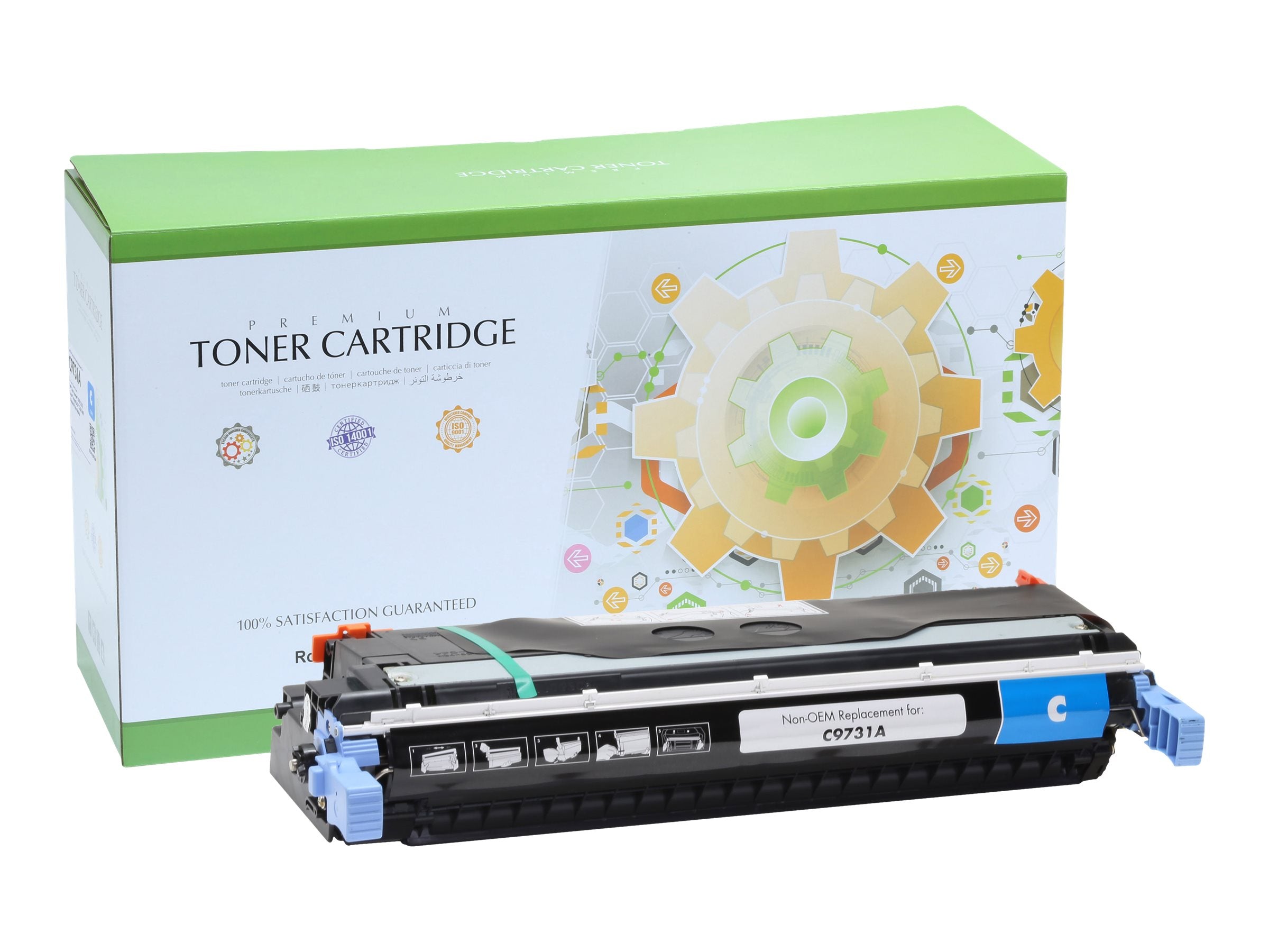 STATIC Tonerpatrone HP C9731A cyan Vorderansicht