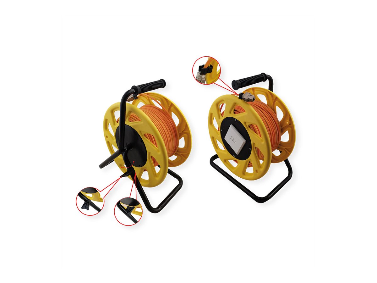 ROLINE RJ-45 Kabeltrommel Kat.6A Class EA 60 m - Anwendungsbeispiel