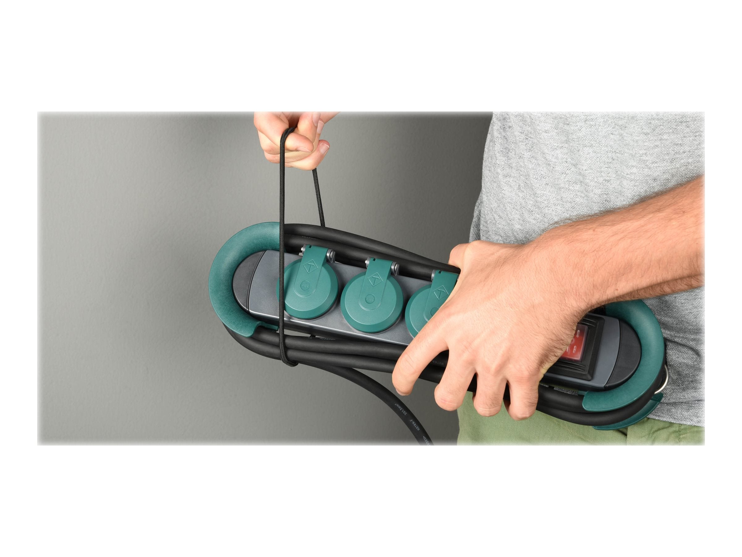 BACHMANN HOOK Outdoor Steckdosenleiste Detailansicht