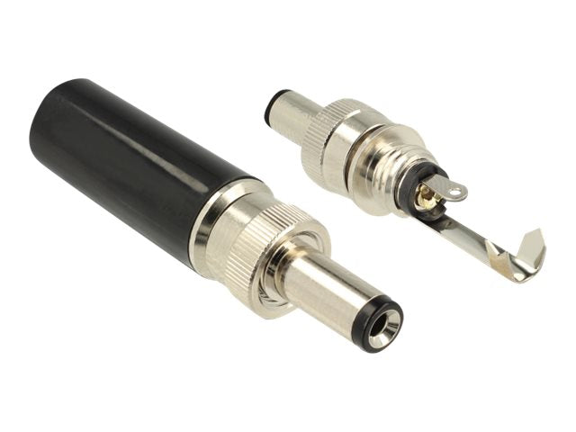 DELOCK Steckverbinder DC 5,5 x 2,1 mm Vorderansicht