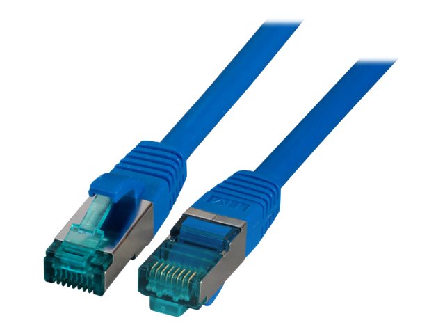 EFB RJ45 Patchkabel S/FTP Cat6A LSZH Blau 50m - Vorderansicht