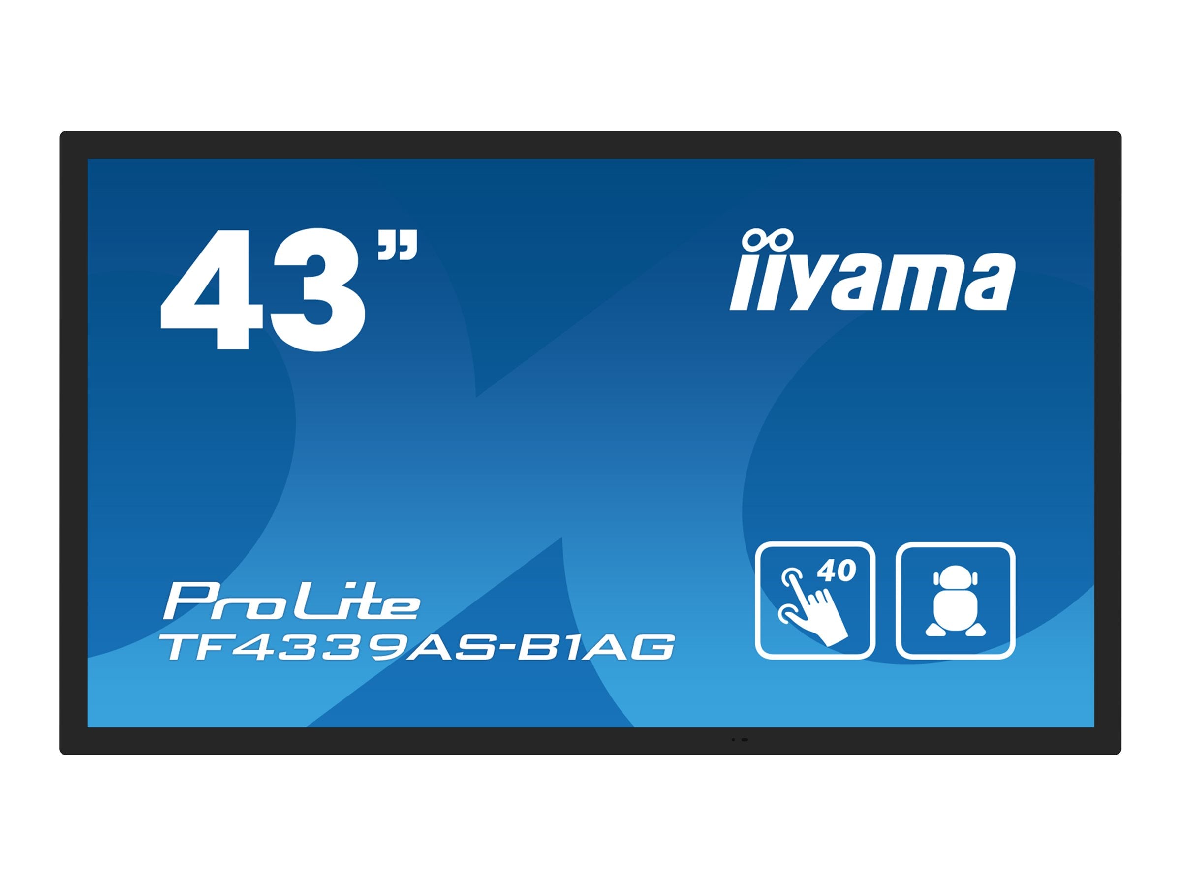 IIYAMA TF4339AS-B1AG LCD-Display Vorderansicht