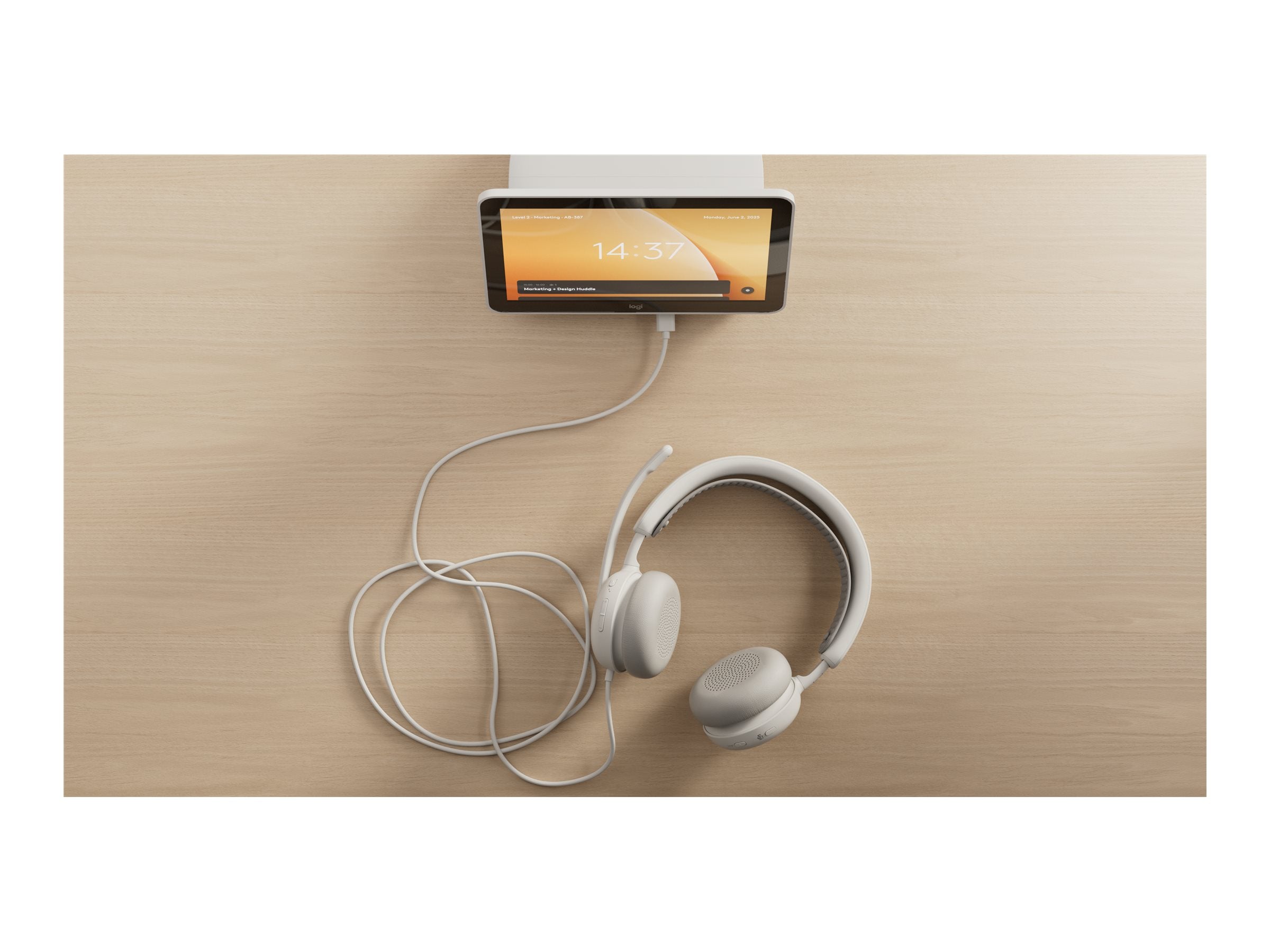 LOGITECH Zone Wired 2 for Business - OFF-WHITE Verpackung