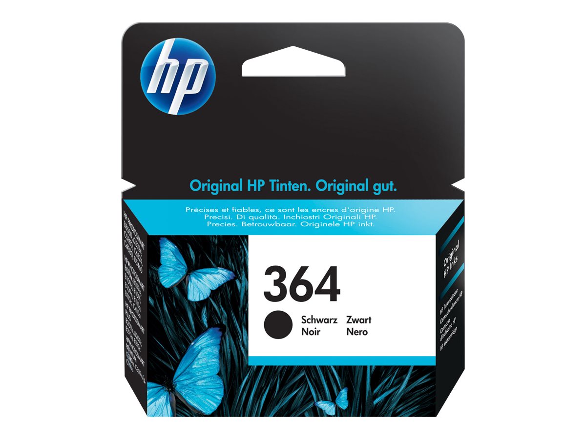 HP 364 original Tintenpatrone CB316EE BA1 schwarz Verpackung