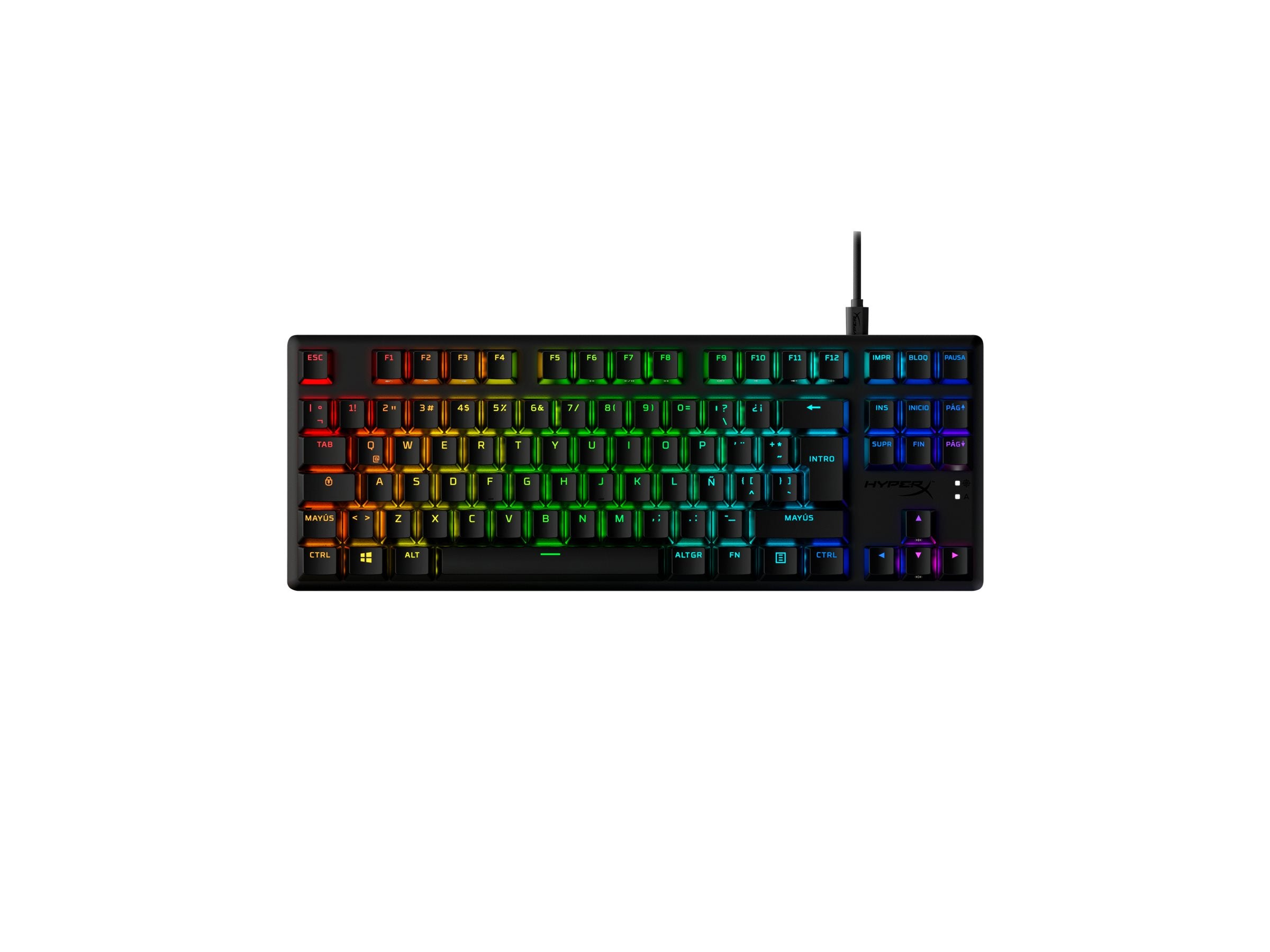 HP HyperX HX AYOC PBT HXR GKBD (P) Seitenansicht