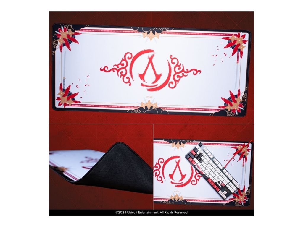 LEXIP X UBISOFT Assassins Creed Shadows INITIATE Box PC Game Mouse Mat Verpackung