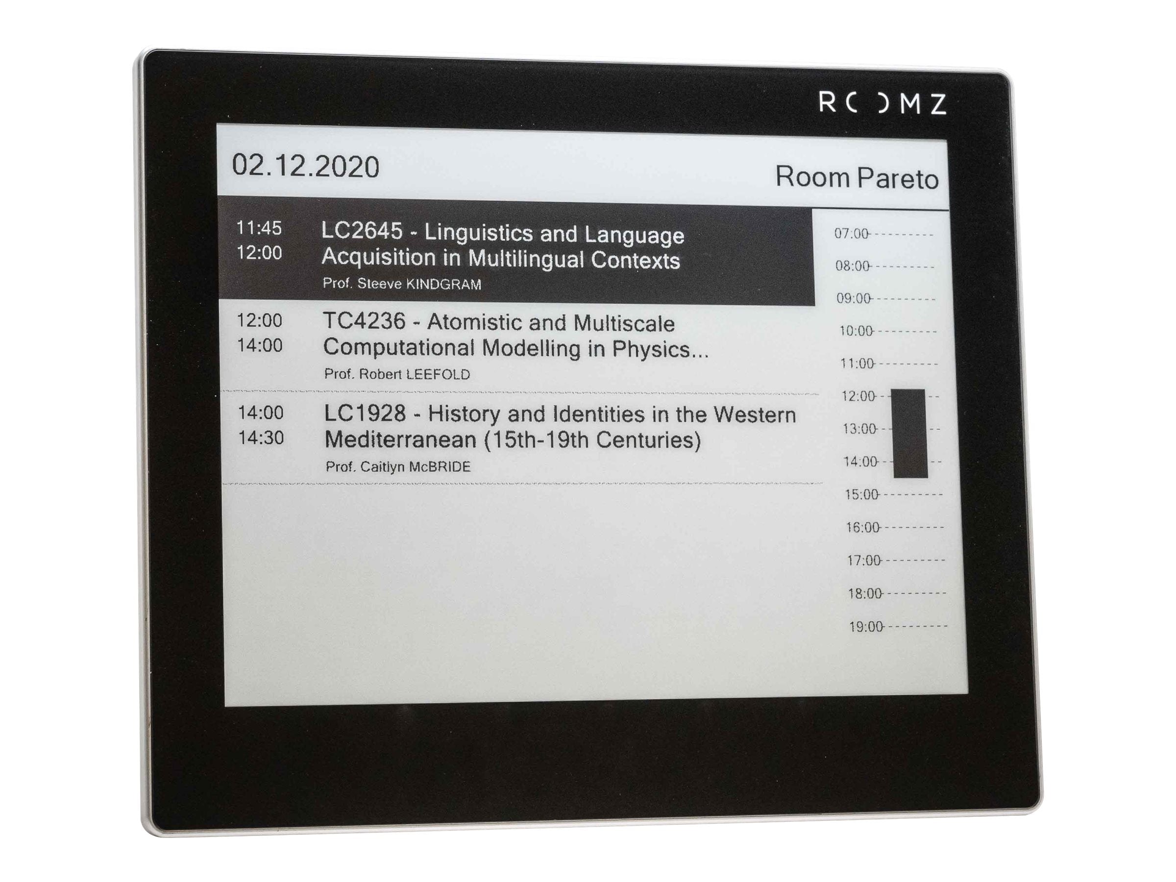 ROOMZ Display EDU SILVER Vorderansicht