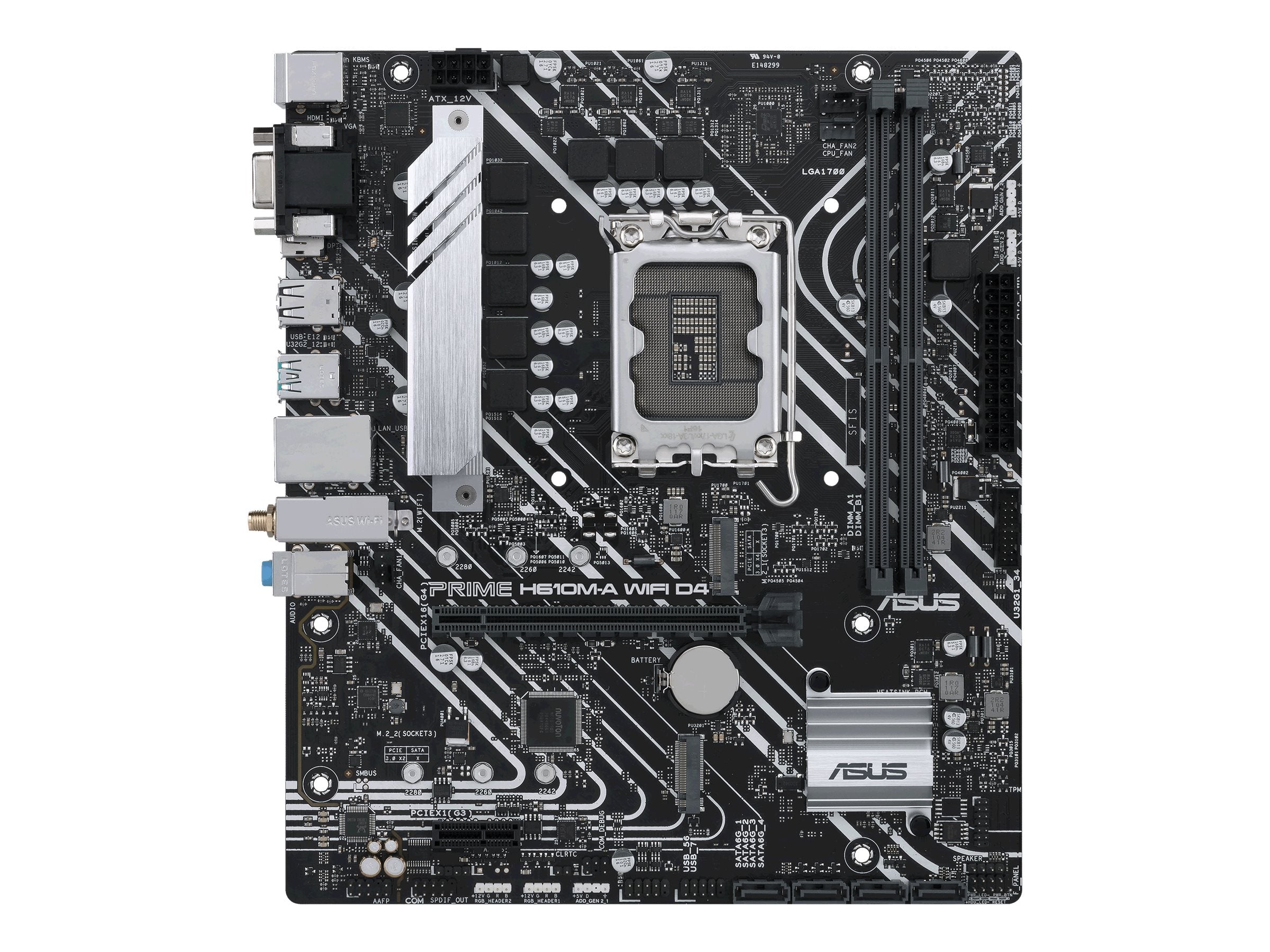 ASUS PRIME H610M-A WIFI D4 Motherboard Vorderansicht