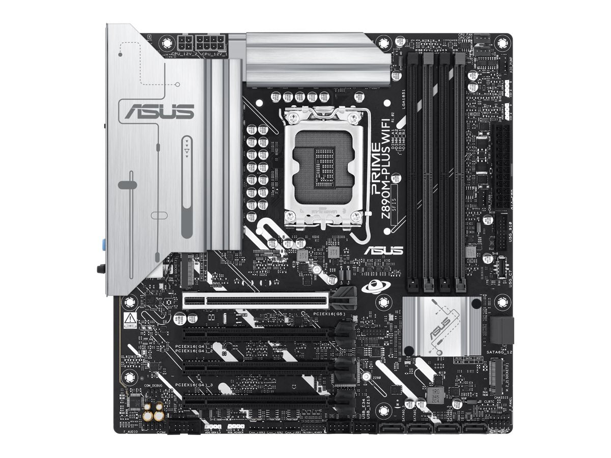 ASUS PRIME Z890M-PLUS WIFI LGA1851 DDR5 mATX MB Vorderansicht