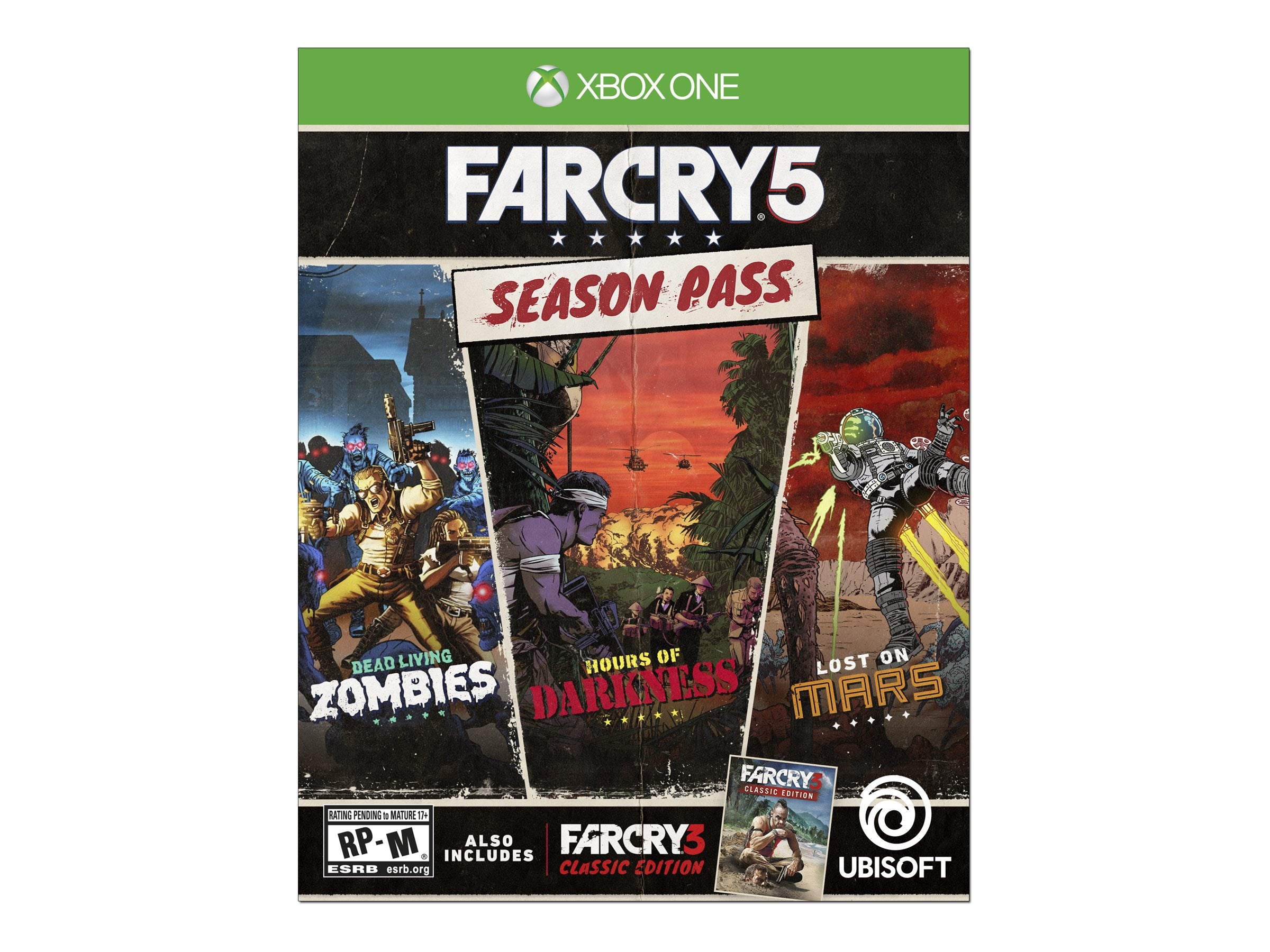 Vorderansicht des Far Cry 5 Season Pass für Xbox One